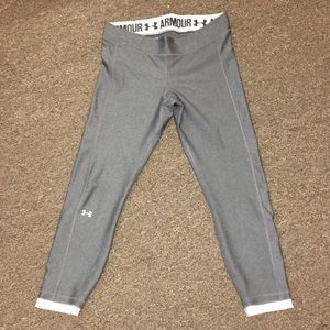 Under armour gray workout leggings